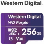 WESTERN DIGITAL WDD256G1P0C MicroSD 256GB / MICRO SDXC PURPLE SC QD101 VIDEOVIGILANCIA 24/7 CLASE 10 U1 LECT 50MB/S ESC 40MB/S