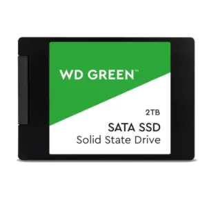 Western Digital WDS200T2G0A - Disco Duro Interno SSD 2 TB, SATA III, 6 GB/s, 2,5/7 mm, hasta 545 MB/s, Color Verde