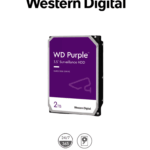 WESTERN DIGITAL WD23PURZ - Disco duro de 2TB / Serie Purple para videovigilancia / Trabajo 24/7/ Interface: Sata 6 Gb/s/ Hasta 64 Cámaras/ Hasta 8 Bahías de Discos Duros/ 3 Años de Garantía