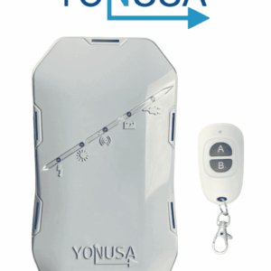 YONUSA HS - Energizador de nueva generación para solución de cerco eléctrico. Cubre 500 metros lineales o 100 metros en 5 lineas. Incluye control remoto (encendido/apagado)