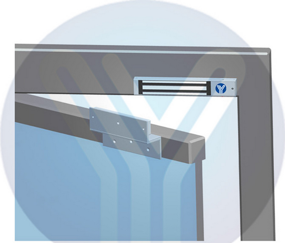 YLI MBK500NZLW - Soporte de fijación en Z y L compatible con cerradura magnética YM500NW para exterior con clave YLE0850003 - Image 4