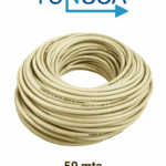 YONUSA CDA50 - Bobina de cable bujía con doble aislado de 50 mts para uso en cercas eléctricas con energizadores Yonusa/ calibre 22 AWG especial indicado para soportar de 10,000 a 12,000 V