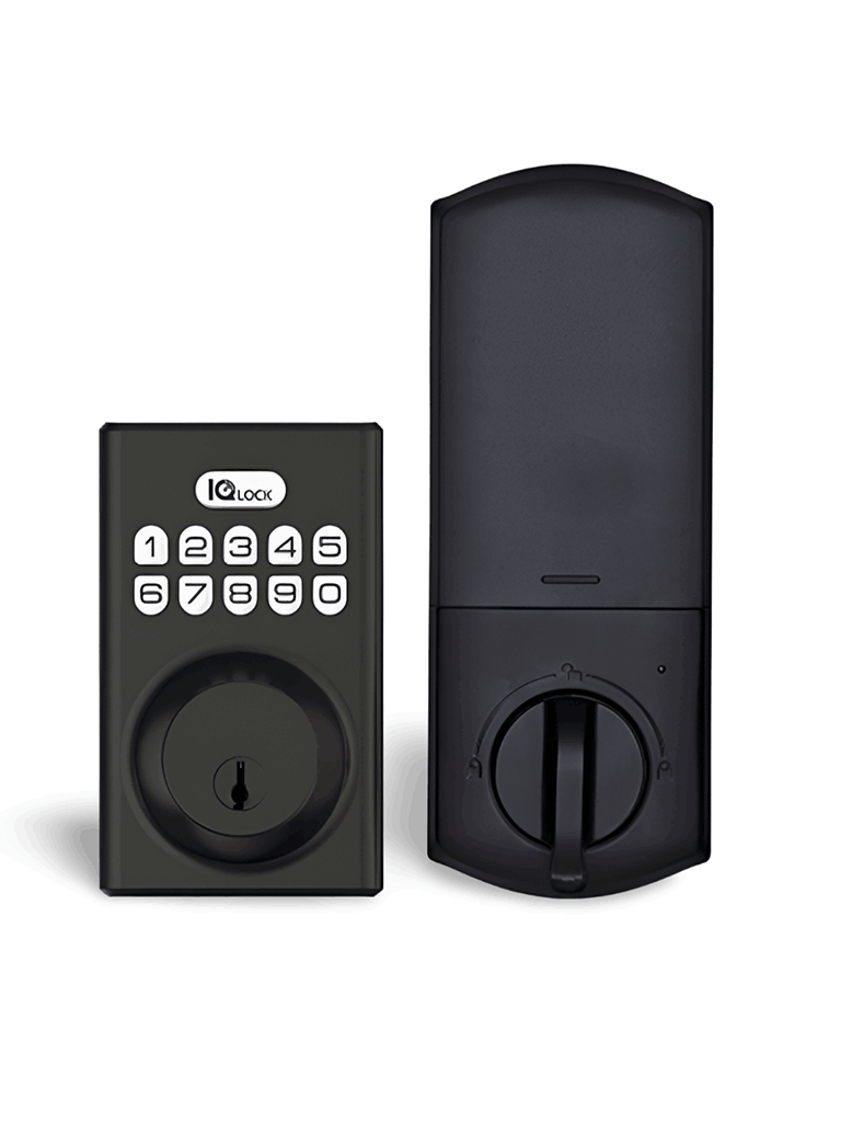 QOLSYS IQDLK-PGK-MB Cerradura con botón pulsador - Cerradura Inteligente PowerG, color negro mate ( Matted Black ) - Image 4