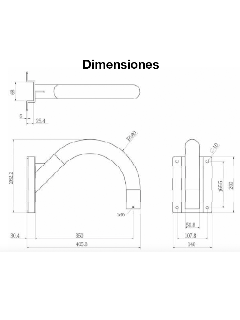 VIVOTEK AM-221 - Soporte para montaje en pared tipo cuello de ganso - Image 2