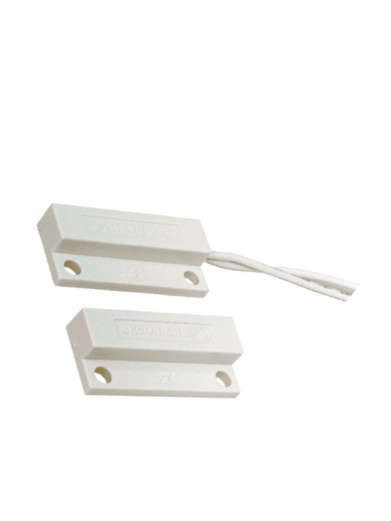 Seco-Larm SM205QW - Contacto Mini con montaje de tornillo o adhesivo. Gap 3/4 N.C BLANCO Compatible paneles DSC / RISCO / BOSCH - Image 2