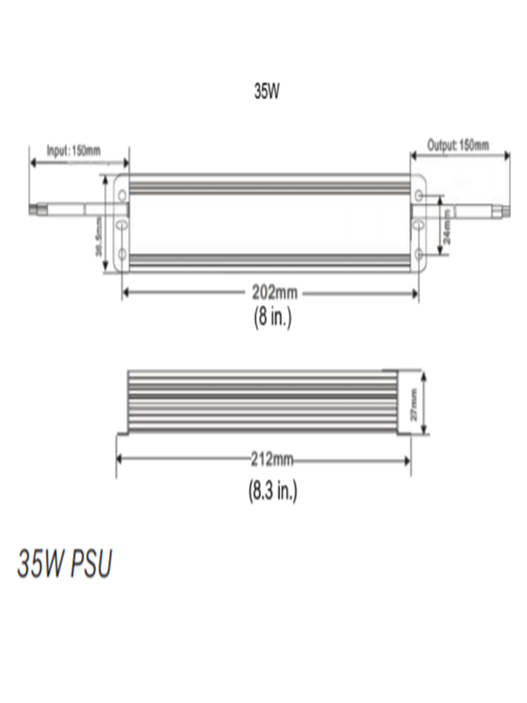 BOSCH V_PSUIIR35- Fuente de Alimentación 100-240VCA/24VCC 1,25A - Image 2