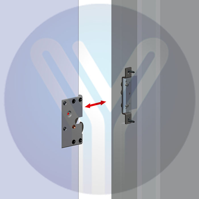 YLI YEH210 - Cerradura electrica de gancho / Para puerta corrediza o ventanas sobre riel - Image 5
