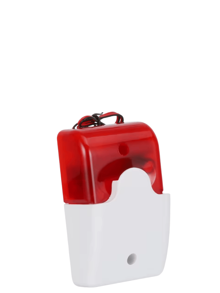 IHORN HC103 - Sirena con Estrobo color rojo / Interior / Compatible con paneles IHORN / RISCO / DSC / BOSCH / 12 V - Image 2