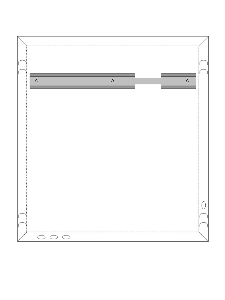 BOSCH A_ACXRAIL400 - Carril de montaje para controlador AMC2 - Image 2