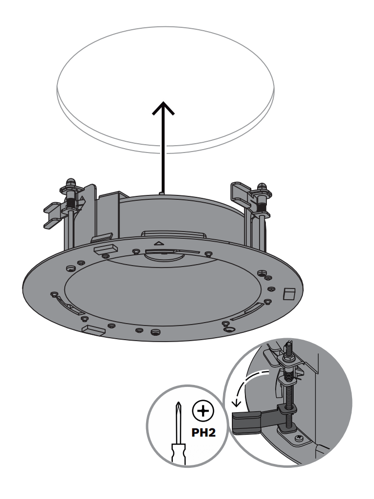 BOSCH V_NDA3083PLEN - Kit Montaje Techo Plenum FLEXIDOME 3100 - Image 5