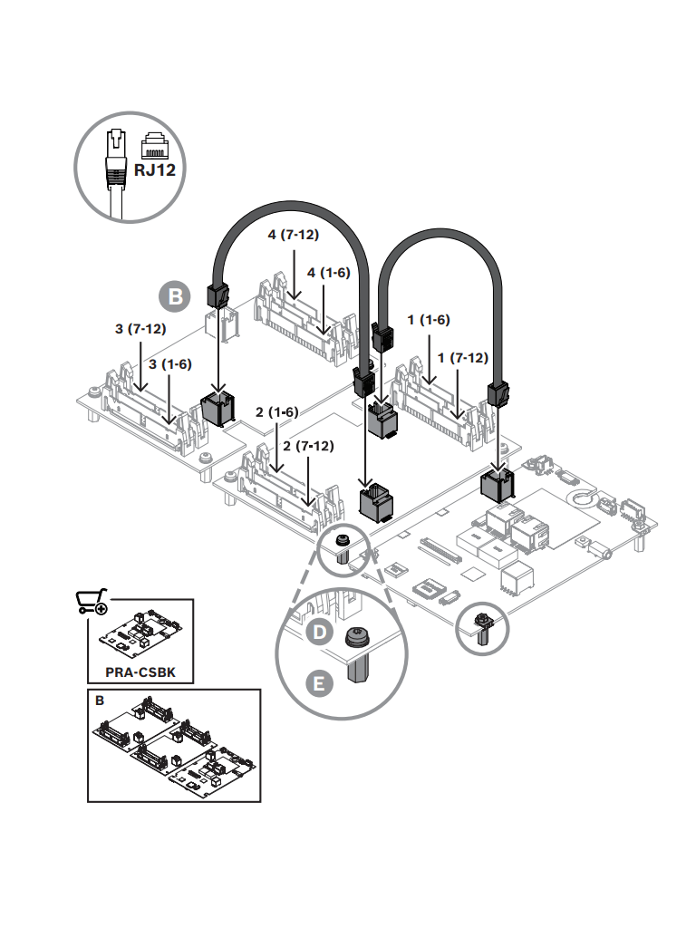 BOSCH M_PRACSEK - Kit de Extensión de Estación de Llamada / PRAESENSA - Image 5