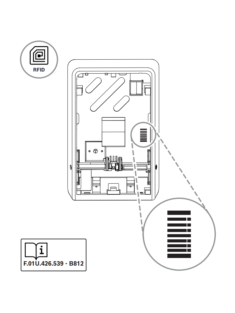 BOSCH I_B812 - Receptor Inalámbrico SDI2 / RADION / Supervisión de 504 puntos inalámbricos - Image 7