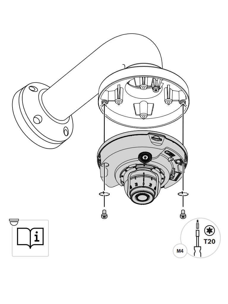 BOSCH V_NDA5081PIP - Placa de Interfaz Colgante 110mm / Montaje con NDA-U-WMT o NDA-U-PMT - Image 7