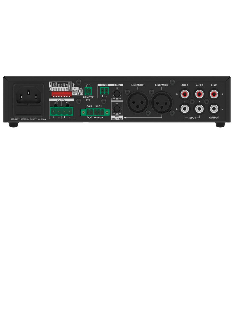 BOSCH M_U2401MUS - Amplificador Mixer 240W / 1 Canal / DYNACORD - Image 2