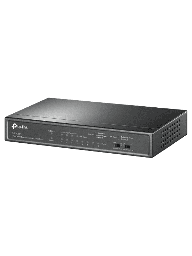 TP-LINK TL-SG1008P - Switch Gigabit PoE+ no administrable de 8 puertos 10/100/1000 Mbps, solo 4 puertos PoE, ideal para escritorio - Image 3