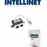 INTELLINET 504195 - Distribuidor RJ45 modular Cat 5E / Comprar en pares / permite dividir en 2 puertos un cable Blindado Cat 5E/ Utilizado en pares (uno en cada extremo del lazo) (Sobre Pedido(
