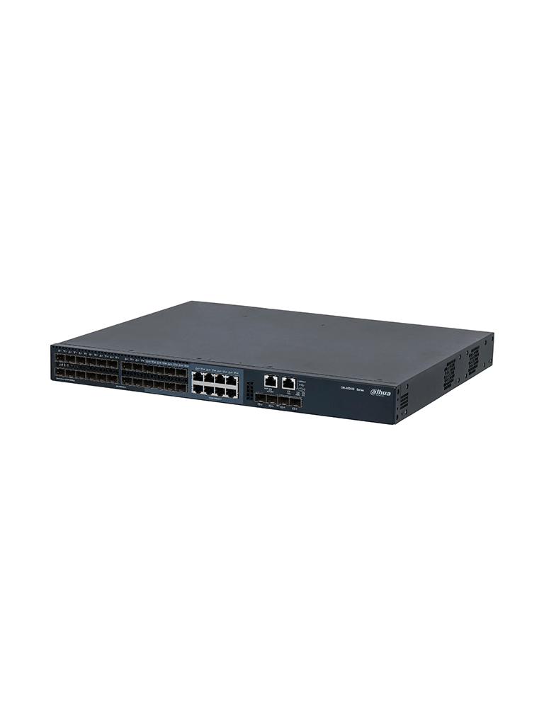 DAHUA AS5600-24GF4XF - Switch Administrable Capa 3 con Capacidad de 24 puertos SFP Gigabit/ 8 Puertos Combo RJ45&SFP/ 2 Puertos RJ45 10/100/1000 Mbps/ 4 Puertos Uplink SFP 10G - Image 2
