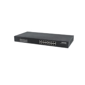 Intellinet - 560993 Switch PoE+ de 16 puertos Gigabit Ethernet