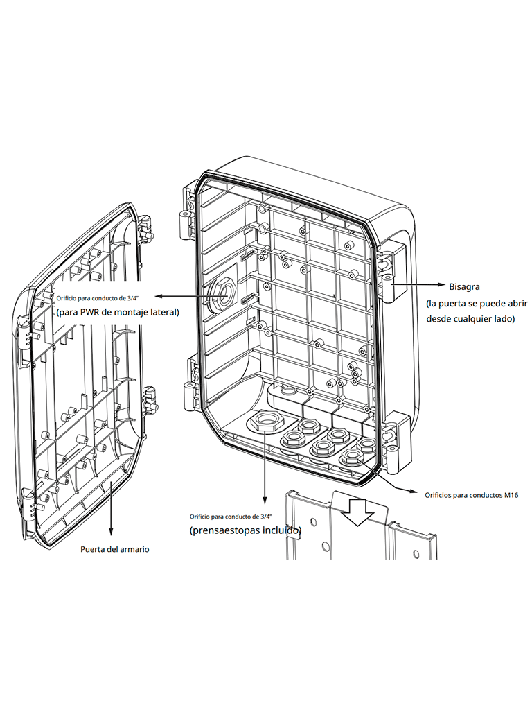 VIVOTEK AWIHB1040EXT - Kit Switch PoE AW-IHB-1040 y Gabinete AT-CAB-001, 8 ptos Administrable, 2 ptos PoE GbE 90W, 6 ptos GbE 30W, 2 ptos GbE SFP, 300W Totales, PoE Extendido 250 mts,VLAN, Alimentacion 48-56VDC (fuente no incluida), IP66, IK10 - Image 8