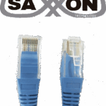 SAXXON P5E2UA - Cable patch cord UTP 2 metros / CAT 5E / Color azul