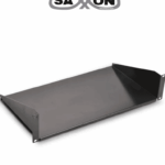 SAXXON BR10 - Charola de Misceláneos de 25.4 cm x 19", 2UR, capacidad 22 Kg, para racks y gabinetes.