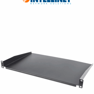 INTELLINET 715072 - Charola fija Cantilever de 19", 1U, 300 mm de profundidad, no ventilada, color negro