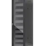 INTELLINET - 716253 - Gabinete 19" Pro Line con extractores de aire, 42U / Frente de 600 mm, unidad de ventilación con dos extractores de aire instalados en el techo, profundidad de 600 mm, Ensamblado, negro RAL 9004