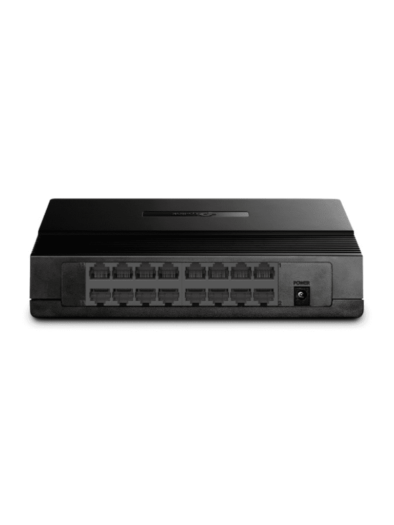 TP-LINK TL-SF1016D - Switch de escritorio con 16 puertos RJ45 Fast Ethernet, diseño en plástico y configuración Plug and Play. - Image 3