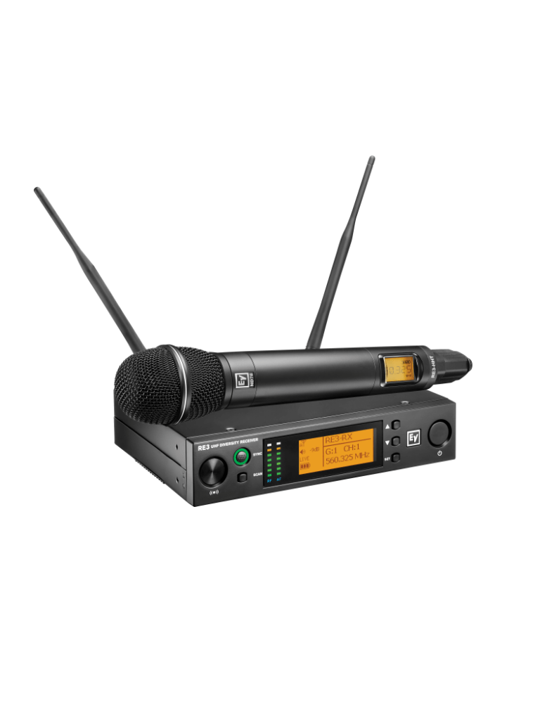 ElectroVoice M_RE3ND766M - Set de Micrófono Inalámbrico RE3 / Unidad de Mano Cardioide ND76 / 653-663 MHz - Image 2