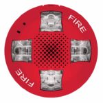 KIDDE F_EGCAVRF - Sirena Estroboscópica de Techo / 15-115 DC / Roja / Logo FIRE
