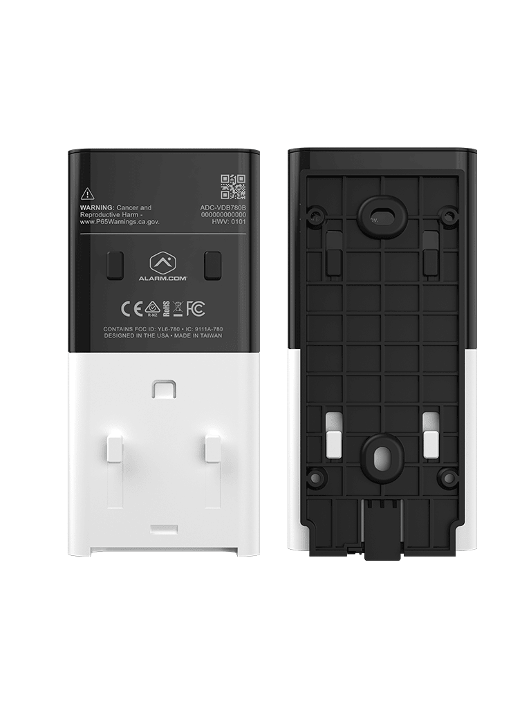 ALARM.COM VDB-780B - Timbre con vídeo Inalámbrico para alarm.com /Wi-Fi / IP66 /1080P / 160° apertura horizontal. Batería incluida. - Image 4