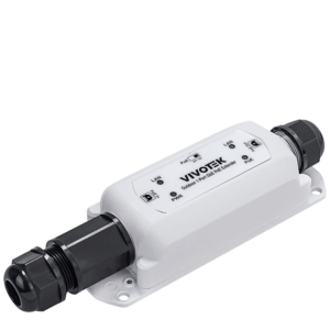 VIVOTEK AP-GXC-0150 - Extensor PoE para exterior con 1 puerto Gigabit GE, conexión en cascada hasta 300m, salida PoE de hasta 68W, y protección IP67 e IK10.