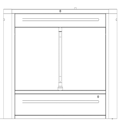 DAHUA ASGB521H-D - Swing Barrier Media para exterior/ 1 Carril/ Motor Electrico CD/ Acero Inoxidable/ Puerto RS232/ Soporta Conteo de Entrada y Salida/ 20personas x minuto/ Entrada de Alarma de Incendio para desbloqueo/ - Image 2