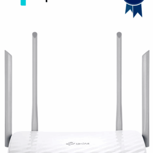 TP-LINK Archer C20 - Ruteador WiFi AC de 733Mbps con 1 puerto WAN RJ45 Fast Ethernet, 4 puertos LAN RJ45 Fast Ethernet y 4 antenas fijas.
