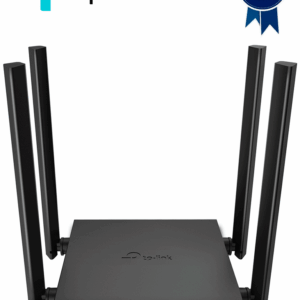 TP-LINK Archer C50 - Ruteador WiFi AC 1200Mbps con 1 puerto WAN RJ45 Fast Ethernet, 4 puertos LAN RJ45 Fast Ethernet, 4 antenas fijas y modos de funcionamiento como enrutador y punto de acceso.