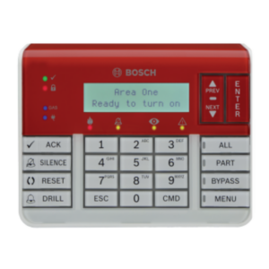 BOSCH I_B925F - Teclado compatible con panel serie BG / Intrusion e incendio / Certificacion UL