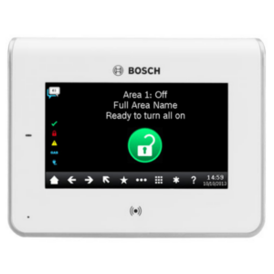 BOSCH I_B942W - Tablero para PANELE de alarma BOSCH serie b / Pantalla a color / Tactil / Detector de presencia