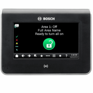 BOSCH I_B942 - Teclado para panel de alarma BOSCH / Color negro / SDI2 / Pantalla tactil