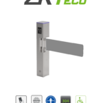 ZKTECO SBT2000S - Puerta de Cortesía Bidireccional de Alto Flujo/ Carril de 90 cm/ 110V/ Acero Inoxidable/ Aleta de Vidrio Templado/ Fácil Integración con Controles de Acceso Facial, Palma, QR, Proximidad y botones/ No cuenta con Lectores y Panel