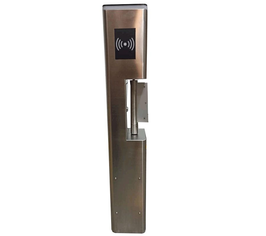 ZKTECO SBT2000S - Puerta de Cortesía Bidireccional de Alto Flujo/ Carril de 90 cm/ 110V/ Acero Inoxidable/ Aleta de Vidrio Templado/ Fácil Integración con Controles de Acceso Facial, Palma, QR, Proximidad y botones/ No cuenta con Lectores y Panel - Image 2
