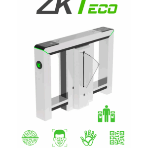 ZKTECO MARSF1200 - Barrera Peatonal Tipo Flap Bidireccional / Acero inoxidable SUS304 / Protección IP34 / 110V / 30 x min / 40 cm x carril / Exterior Protegido / 3 millones de ciclos / Aleta de Acrílico / No cuenta con Lectores y Panel