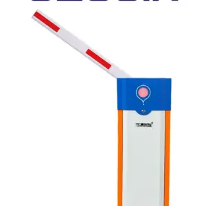 WEJOIN WJCB101VFIR34 - Barrera Vehicular Derecha de Alto Flujo con Motor de 24 Vcc, Fuente de Alimentación de 110 Vca, Brazo Octagonal de 4.5 Metros, Velocidad de 3 Segundos y Dirección Ajustable