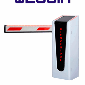 WEJOIN WJCB202VFHR24D - Barrera Vehicular Derecha Izquierda Con Led y Display para Texto Configurable / Motor 24 VDC / Alto flujo / Brazo Rectangular de 4 Metros / Velocidad 2 Segundos / Dirección Ajustable / Sobre Pedido