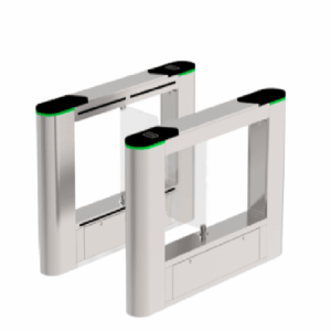ZKTECO SBTL6000 - Barrera Peatonal Bidireccional/ Acero SUS304/ Aletas de Vidrio/ 110V/ Exterior Protegido/ Carril 63.5cm/ 6 pares Infrarrojos de Seguridad/ Indicador Led/ 2 millones de Ciclos/ Sin Lectores y Panel