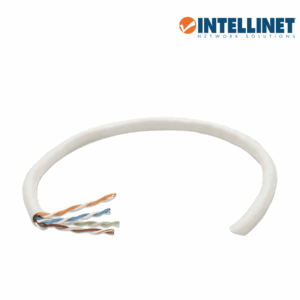 INTELLINET - 704663 - BOBINA CABLE UTP DE RED CAT6 CCA ROLLO 305M SOLIDA GRIS, PyME / UTP, 305 m, CCA, Gris