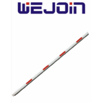 WEJOIN WJSSBM3 - Brazo Recto Octagonal de 3 metros / Franjas Reflejantes / Con Caucho Inferior / Sistema de Brazo Oscilante