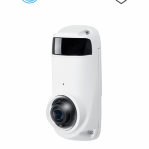 VIVOTEK CC831-HV (1Y) - Camara IP VORTEX Premium Series, Panoramica 180º para exterior, 5 Megapixeles, Iluminadores IR 20 mts, Microfono Integrado, Almacenamiento interno 256GB, WDR Pro, Proteccion IP66, IK10, NDAA