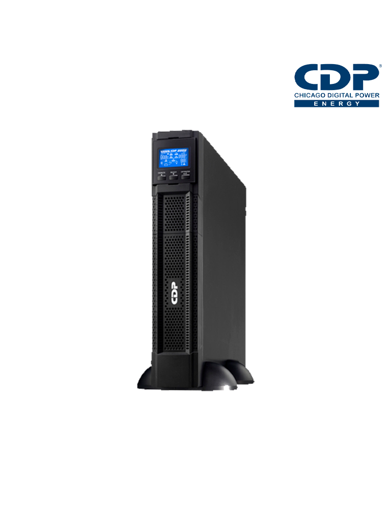 CDP UPO11-3RT AX UPS Online de 3000VA y 3000W con 4 terminales de salida, 6 baterías de 12V a 9AH, y respaldo de 5 minutos al 100% / REQUIERE CLAVIJA O ADAPTADOR NEMA 5L-30P - Image 2