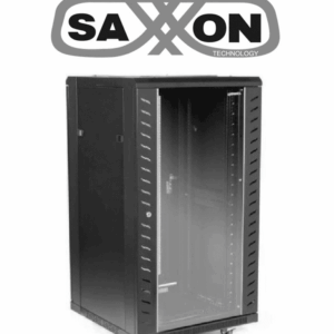 SAXXON CNEGNL22URP600NL Gabinete de piso de 22UR / Ancho 600 mm, Profundidad 600 mm / puerta de cristal