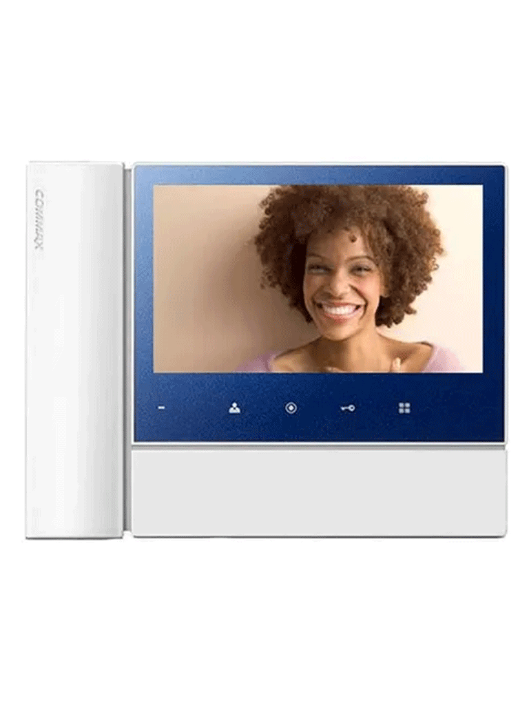 COMMAX CDV70N2 - Monitor para videoportero de 7 pulgadas con auricular, soporta hasta 2 frentes de calle con función de apertura de puerto - Image 2